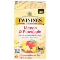 Twinings Flavoured Herbal Tea, Mango & Pineapple, 20 Each