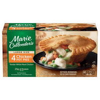 Marie Callender's Pot Pies, Chicken, Large Size, 4 Each