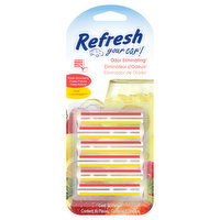 Refresh Your Car! Vent Sticks, Fresh Strawberry/Cool Lemonade, 6 Each