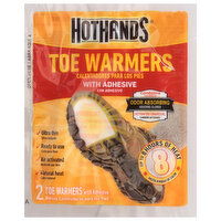 Hothands Toe Warmers, with Adhesive, 2 Each