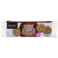 Essential Everyday Cookies, Fudge Striped, Shortbread, 11.5 Ounce