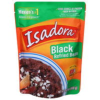 Isadora Beans, Refried, Black, 15.2 Ounce