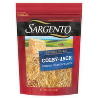 Sargento Shredded Cheese, Natural, Colby-Jack, Fine Cut, 8 Ounce