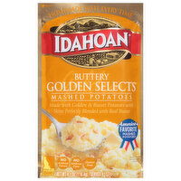 Idahoan Golden Selects Mashed Potatoes, Buttery, 4.1 Ounce