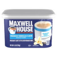 Maxwell House Sugar Free Instant Cafe-Style French Vanilla Cafe Beverage Mix, 4.3 Ounce