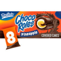 Marinela Choco Roles Pineapple Pineapple Crème Chocolatey Filled Cakes, 8 packs, 11.28 oz, 8 Each