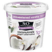 So Delicious Dairy Free Yogurt Alternative, Coconutmilk, Unsweetened Vanilla, 24 Ounce