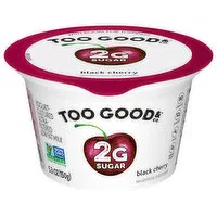 Too Good & Co. Yogurt, Black Cherry, Ultra-Filtered, Low Fat Milk, 5.3 Ounce