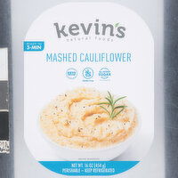 Kevin's Natural Foods Cauliflower, Mashed, 16 Ounce