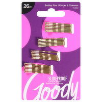 Goody Bobby Pins, Blonde Metallic, Small, 26 Each