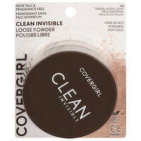 CoverGirl Loose Powder, Clean Invisible, Translucent Light 110, 0.63 Ounce