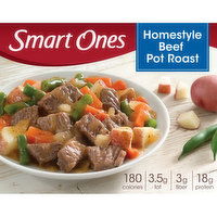 Smart Ones Homestyle Beef Pot Roast with Carrots, Onions, Potatoes, Green Beans & Gravy Frozen Meal, 9 Ounce