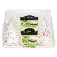 Jon Donaire Ice Cream Cake, Premium, Chocolate Cake + Fudge Ripple Ice Cream, 30 Ounce