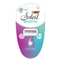 BiC Soleil Razors, Sensitive, 3 Each