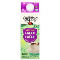 Organic Valley Half & Half, Organic, 1 Quart