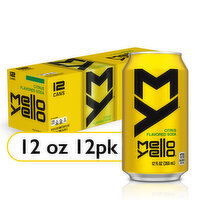 Mello Yello Citrus Flavored Soda Soft Drinks, 12 Each