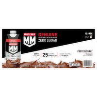 Muscle Milk Protein Shake, Zero Sugar, Chocolate, 12 Pack, 12 Each