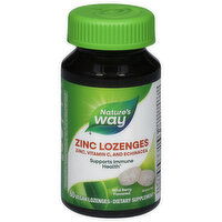 Nature's Way Zinc Lozenges, Immune System Support, Vegan Capsules, Wild Berry Flavored, 60 Each