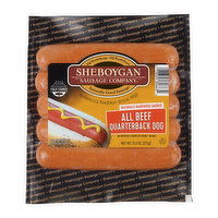 Sheboygan All Beef Quarterback Hot Dogs, 13.3 Ounce