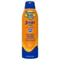 Banana Boat Sport Ultra Sunscreen Spray, Clear, Broad Spectrum SPF 100, 6 Ounce