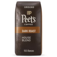 Peet's Coffee House Blend, Dark Roast Ground Coffee, 10.5 Ounce