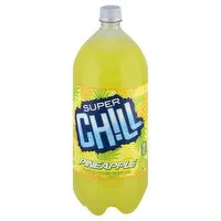 Super Chill Soda, Pineapple, 67.6 Ounce