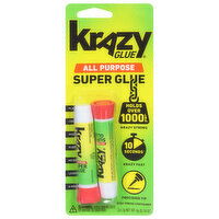 Krazy Glue Super Glue, All Purpose, 2 Each