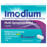 Imodium Multi-Symptom Relief, Caplets, 6 Each