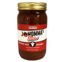 JoMomma's Salsa, Smokin' Hot Momma, with Ghost Peppers, 16 Ounce