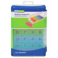 Ezy Dose Pill Organizer, Weekly 4x/Day With Pop-Outs, 1 Each