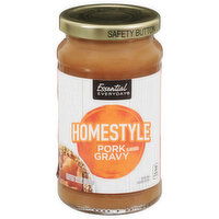 Essential Everyday Gravy, Pork Flavored, Homestyle, 12 Ounce