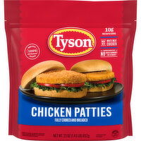 Tyson Frozen Chicken Patties, 23 oz Bag, 23 Ounce