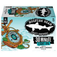 Dogfish Head 30 Minute Light IPA Beer, 6 Each