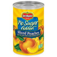 Del Monte No Sugar Added Sliced Peaches, 14.5 Ounce
