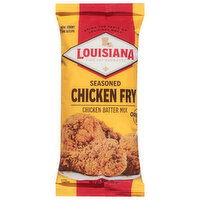 Louisiana Fish Fry Products Chicken Batter Mix, Chicken Fry, Crispy, Seasoned, 9 Ounce