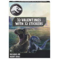 Paper Magic Group Valentines, with Stickers, Jurassic World, 3+, 1 Each