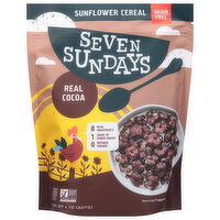 Seven Sundays Sunflower Cereal, Real Cocoa, Grain Free, 8 Ounce