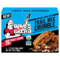 Dave's Killer Bread Snack Bars, Organic, Trail Mix Crumble, 4 Each