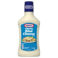 Kraft Dressing, Blue Cheese, Chunky, 16 Fluid ounce