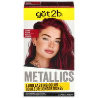 Got2b Metallics Dark Ruby Permanent Hair Color, 1 Each