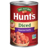 Hunt's Diced Tomatoes with Roasted Garlic, 14.5 Ounce