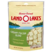 Land O Lakes Cheese Cubes, Creamy Italian Blend, 8 Ounce