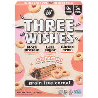 Three Wishes Grain Free Cinnamon Flavor Cereal, 8.6 Ounce