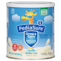 PediaSure Grow & Gain Shake Mix, Vanilla, 14.1 Ounce