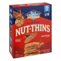 Blue Diamond Nut-Thins Rice Crackers Snacks, Sriracha Flavored, 4.25 Ounce