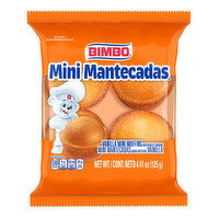 Bimbo Vanilla Mini Muffins, 4  count, 4.41 oz, 4 Each