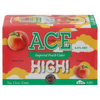 Ace High! Beer, Imperial Peach Cider, California, 6 Each