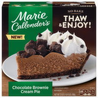 Marie Callender's Chocolate Brownie Cream Pie Frozen Dessert, 25 Ounce