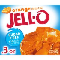 Jell-O Orange Sugar Free Gelatin Dessert Mix, 0.3 Ounce