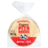 Joseph's Pita Bread, Original, 4 Each